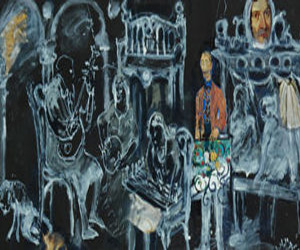   مصر اليوم - أعمال الراحلة مريم عبد العليم ضمن أربع معارض في مركز الجزيرة للفنون