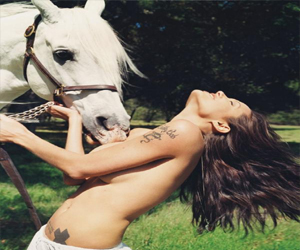 مصر اليوم - حصان يقبّل صدر أنجلينا جولي العاري مقابل 53 ألف دولار