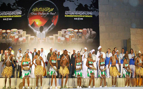   مصر اليوم - افتتاح المهرجان الدولي للطبول والفنون التراثية