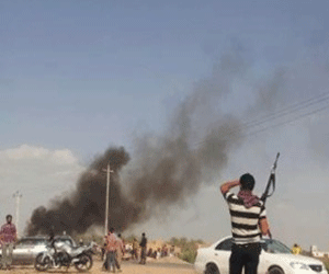   مصر اليوم - معتصمو الرمادي يستولون على عجلتين عسكريتين ويحرقونهما