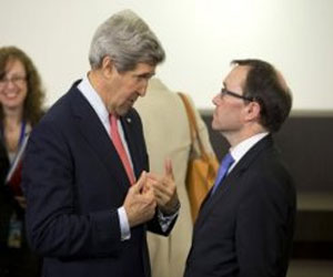   مصر اليوم - كيري يطلب من الأطلسي الاستعداد للرد على الخطر السوري