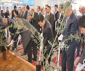 مصر اليوم - المؤسسة الكورية للطاقة تضع حجر الأساس لانشاء محطة المناخر الكهربائية