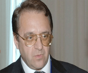   مصر اليوم - بوغدانوف يصل الى طهران على رأس وفد رفيع