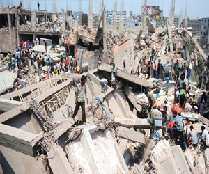   مصر اليوم - بنغلاديش: ضحايا كارثة داكا 285 قتيلاً