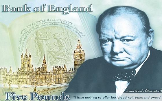   مصر اليوم - إنكلترا المركزي يطرح ورقة نقدية عليها صورة تشرشل في 2016