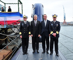   مصر اليوم - تدشين الغواصة الـ 5 للجيش الإسرائيلي في ألمانيا