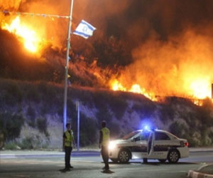   مصر اليوم - اندلاع حريق في قاعدة كيريا الإسرائيلية