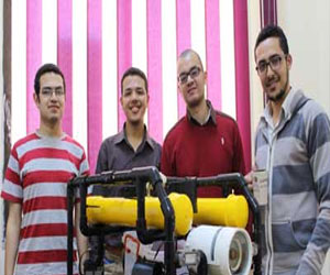   مصر اليوم - طلاب هندسة الفيوم يبتكرون الغواصة كابوريا لتنفيذ مهام في أعماق البحار