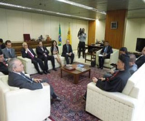   مصر اليوم - الراعي يلتقي نائب رئيسة الجمهورية البرازيلية ووزير الخارجية