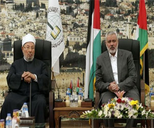   مصر اليوم - القرضاوي: لا يجوز لأحد التنازل عن جزء من أرض فلسطين