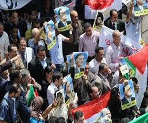 مصر اليوم - المئات بالإسكندرية يتظاهرون في ذكرى النكبة