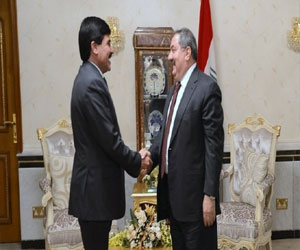   مصر اليوم - وزير الخارجية العراقي يلتقي السفير السوري