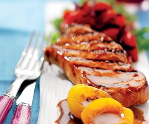   مصر اليوم - شرائح اللحم مع سلطة الشمندر والمشمش