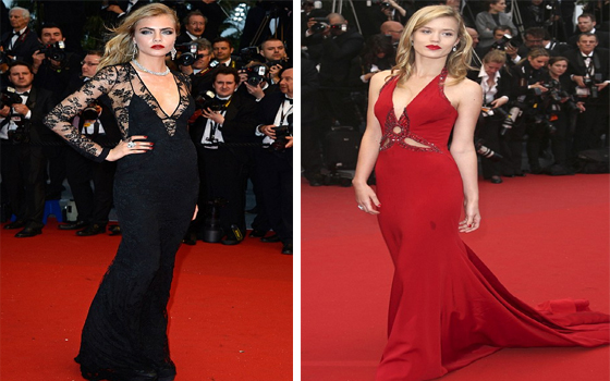   مصر اليوم - عارضتا الأزياء كارا ديلفنجن وجورجيا ماي جاغر  تخطفا الأنظار