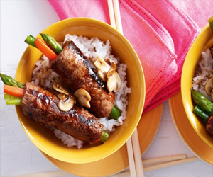   مصر اليوم - لفافات اللحم بصلصة الفطر