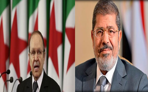 مصر اليوم - مرسي يؤكد حاجة الجزائر والوطن العربي إلى حنكة بوتفليقة