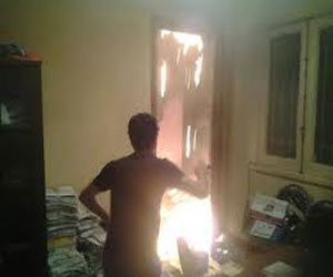   مصر اليوم - حريق بمقر تمرد في الإسكندرية والحملة تتهم الإخوان