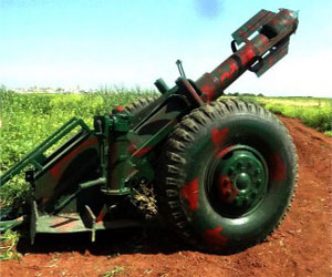   مصر اليوم - مدفع جهنم أول سلاح ثقيل يصنعه مقاتلو الجيش الحر