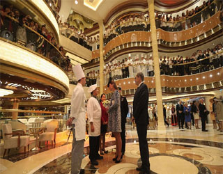 مصر اليوم - الأميرة كيت تشهد تدشين باخرتها الملكية