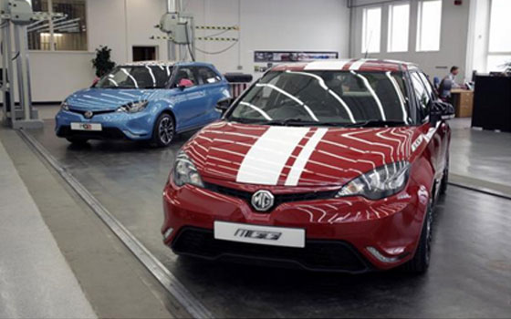 مصر اليوم - أم جي تنشر صورًا عن سيارتها أم جي 3 في المملكة المتحدة