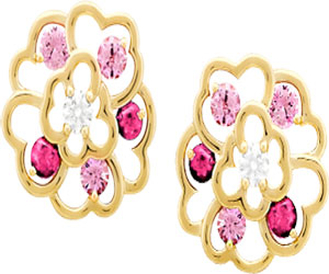   مصر اليوم - مجوهرات أقراط ملونة من شانيل