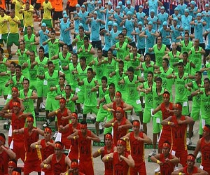   مصر اليوم - سجناء بيرو يحطمون الأرقام القياسية بعرض الأيروبك