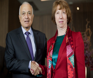   مصر اليوم - أشتون تبحث مع العربي حل القضية السورية في القاهرة