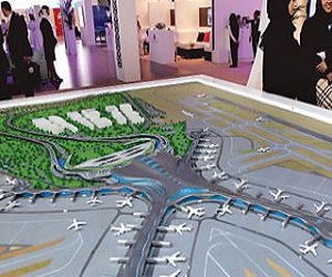   مصر اليوم - تنفيذ أعمال الهيكل الرئيسي لمجمع مطار أبوظبي الجديد