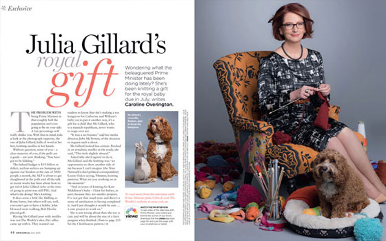   مصر اليوم - رئيسة وزراء أستراليا جوليا جيلارد تعتبر بدايتها مع التريكو كانت من التحديات