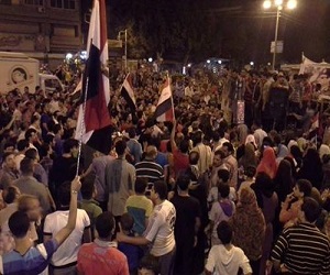   مصر اليوم - احتفالات ببيان القوات المسلحة في البحر الأحمر