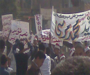   مصر اليوم - الوسط  يشارك في تظاهرات تأييد الرئيس في سوهاج‏