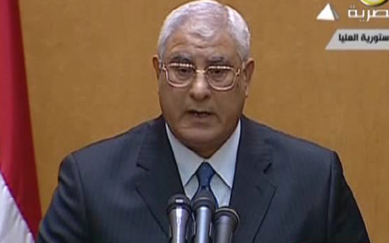   مصر اليوم - عدلي منصور يؤكد أن 30 يونيو تصحيح لثورة 25 يناير