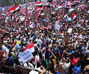   مصر اليوم - تظاهرة حاشده للإسلاميين في ميدان الثقافة في سوهاج‏