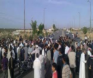 مصر اليوم - مؤيدو مرسي يقطعون طريق الإسماعيلية السويس الصحراوي