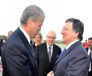   مصر اليوم - سلال يستقبل رئيس المفوضية الأوروبية