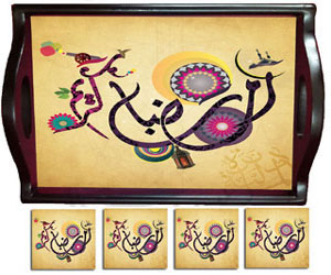   مصر اليوم - الرسم على صواني رمضان يضفي جو مميز