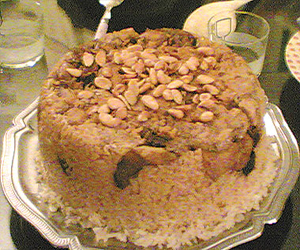   مصر اليوم - المقلوبة بالباذنجان و الزهرة