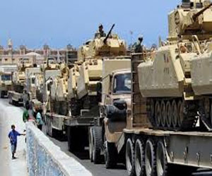   مصر اليوم - تعزيزات للجيش المصري تصل سيناء بعد موافقة إسرائيلية