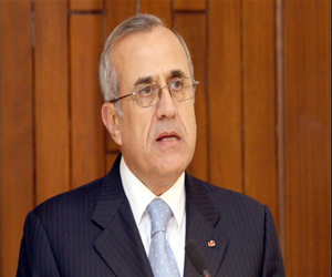   مصر اليوم - سليمان يناقش الوضع الأمني في لبنان