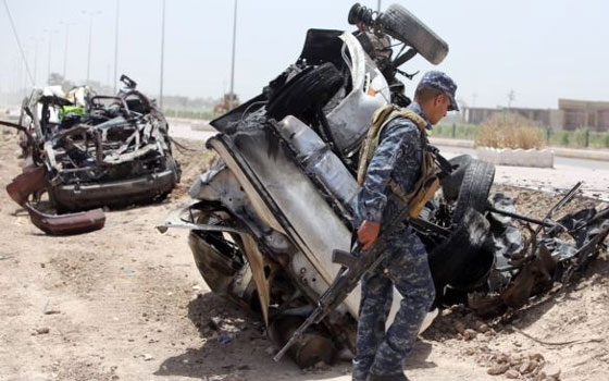   مصر اليوم - تفجيرات وهجمات متفرقة استهدفت القوى الأمنية في مدن عراقية الثلاثاء