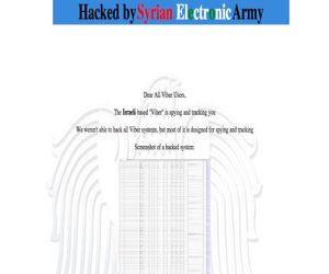   مصر اليوم - الجيش السوري الإلكتروني يخترق موقع Viber