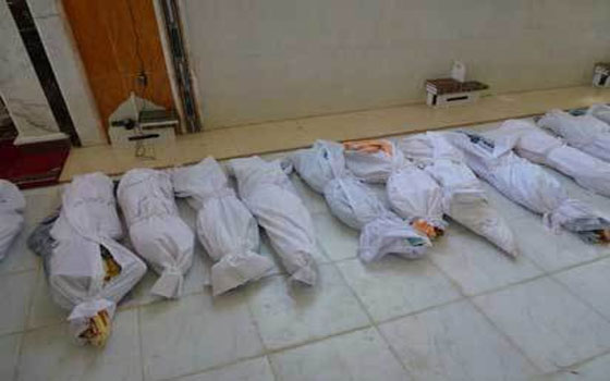   مصر اليوم - 191 قتيلاً في مجزرة ريف حلب وحركة نزوح من دمشق بعد معارك العباسيين