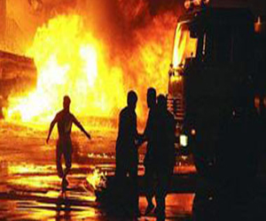 مصر اليوم - حريق يلتهم 40 محلاً في سوق شعبي غرب الرياض