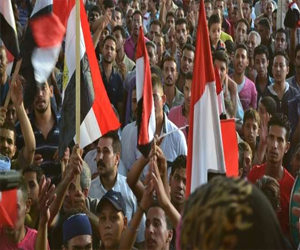   مصر اليوم - تظاهرات لمؤيدي مرسي تجوب شوارع سوهاج