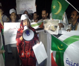   مصر اليوم - موريتانيون يتظاهرون أمام ممثلية الأمم المتحدة في نواكشوط تضامنًا مع فلسطين