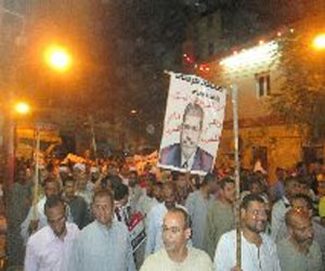   مصر اليوم - التحالف الوطني لدعم الشرعية في الأقصر ينظم مسيرة في طريق المطار