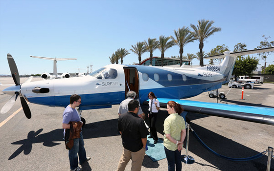   مصر اليوم - نموذج جديد لرحلات الطيران الخاصة تقدمه شركة سورف إير الجديدة