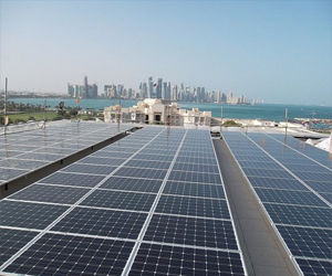 مصر اليوم - قطر تُدشن أول نظام لتوليد الطاقة الكهربائية عن طريق الخلايا الشمسية الكهروضوئية