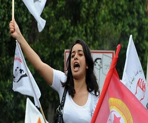   مصر اليوم - الغنوشي يلتقي العباسي عشية يوم المرأة