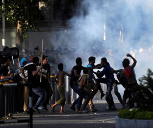   مصر اليوم - اشتباكات في المنصورة بين الأمن وأنصار الرئيس المعزول